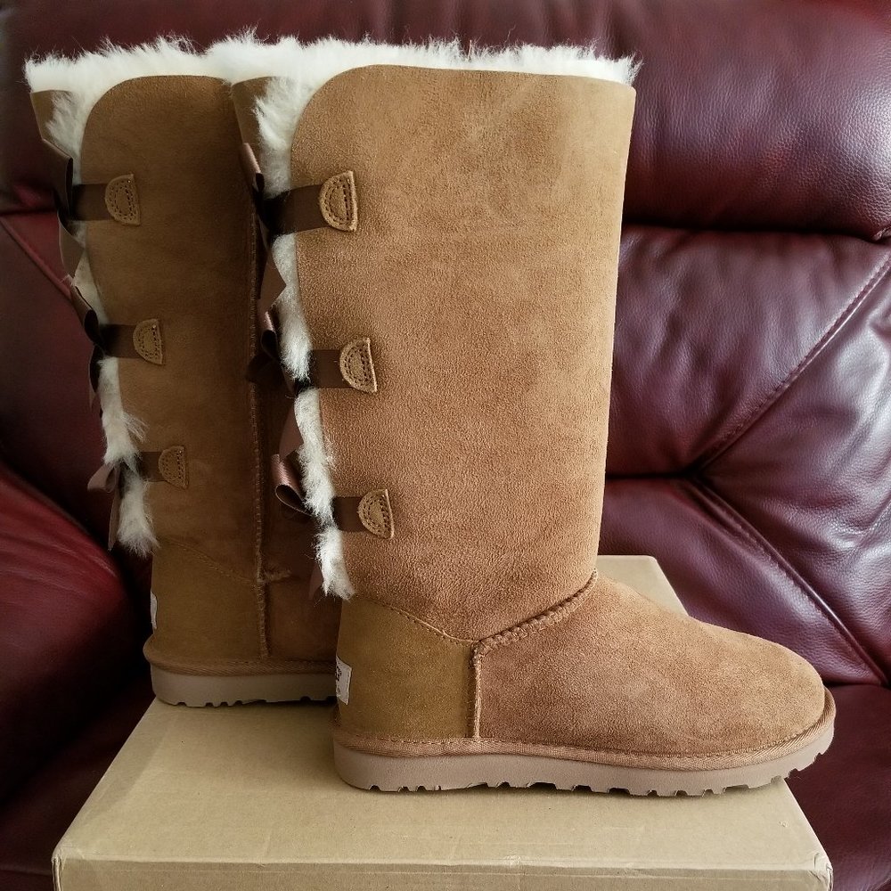 NEW UGG Women's Bailey Bow Tall Boots - Picture 2 of 7